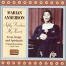 Softly Awakes My Heart - Marian Anderson - Muziek - NAXOS - 0636943256626 - 31 januari 2002
