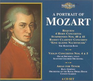 Cover for Portrait of Mozart / Various (CD) [Box set] (1998)