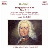 Cover for Handel / Cuckston · Harpsichord Suites 6-8 (CD) (1994)