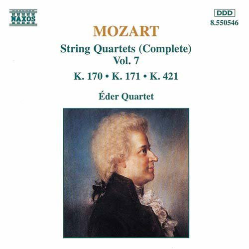 Cover for Mozart / Eder Quartet · String Quartets 7 (CD) (1995)