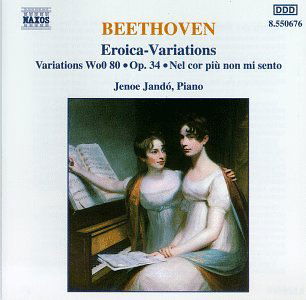 Beethoven: Eroica-Variations - Jenő Jandó - Musik - NAXOS - 0730099567626 - 15 mars 2024