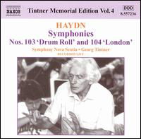 Tintner Memorial Edition 4 - Haydn / Tintner / Symphony Nova Scotia - Música - NAXOS - 0747313223626 - 23 de septiembre de 2003