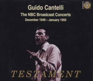 Cover for Nbc Symphony Orchestra / Cantelli · Live Dec.49 - Jan.50 Testament Klassisk (CD) (2000)