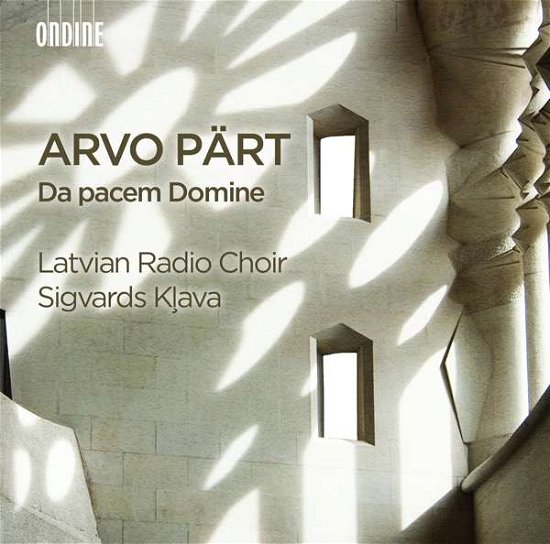 Cover for Arvo Pärt · Da Pacem Domine (CD) (2016)