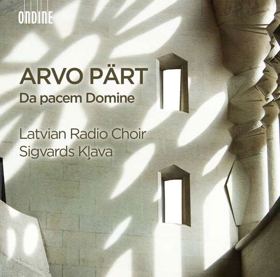 Partda Pacem Domine - Latvian Radio Choirklava - Musiikki - ONDINE - 0761195128626 - perjantai 9. syyskuuta 2016