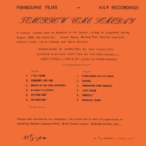 Cover for Howell, Peter &amp; John Ferdinando · Tomorrow Come Someday (CD) (2022)