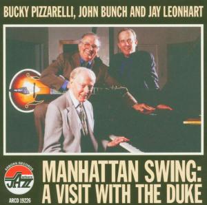 Cover for Bucky Pizzarelli · Manhattan Swing: A Visit With The Duke (CD) (2024)