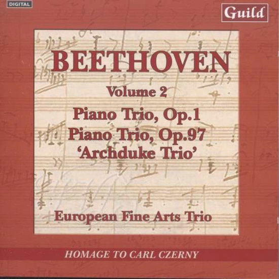 Piano Trios by Beethoven Vol 2 - Beethoven - Musiikki - Guild - 0795754739626 - tiistai 11. helmikuuta 2014