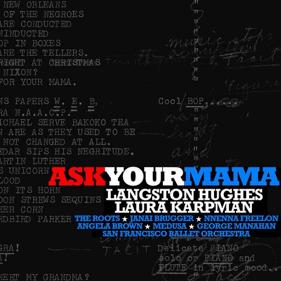 Cover for Langston Hughes &amp; Laura Karpman · Ask Your Mama (CD) (2015)