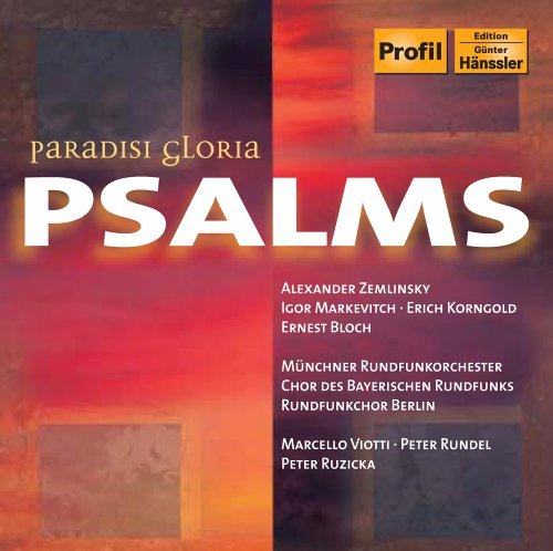 Cover for Paradisi Gloria Psalms / Various (CD) (2005)