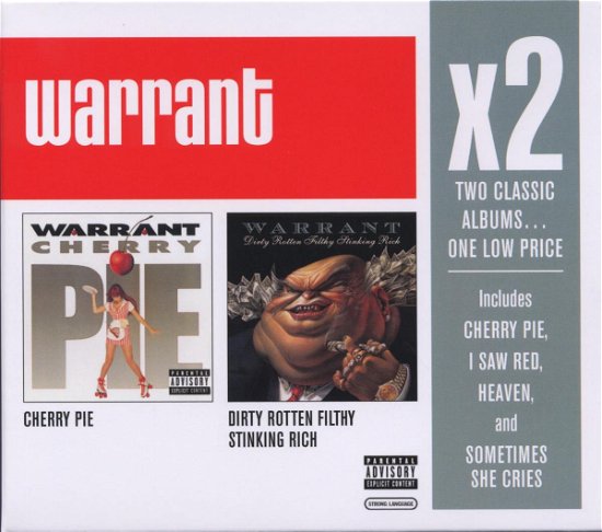 Cover for Warrant · Cherry Pie / Dirty Rotten Filthy Stinking Rich (CD) (1990)