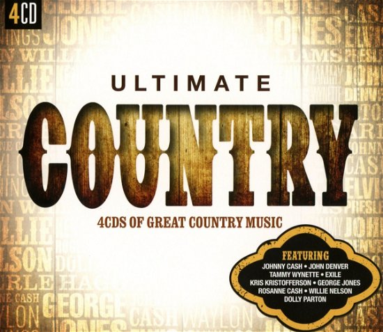 Cover for Ultimate Country / Various (CD) [Digipak] (2015)