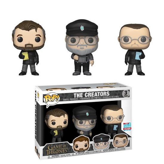 Cover for Funko Pop · GoT THE CREATORS (3 PACK) (Toys)