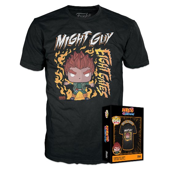 Naruto POP! Tees T-Shirt 8 Gates Guy Größe M - Naruto - Merchandise - Funko - 0889698666626 - July 8, 2023