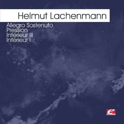 Cover for Helmut Lachenmann · Lachenmann: Allegro Sostenuto Pression-Lachenmann, (CD) (2012)