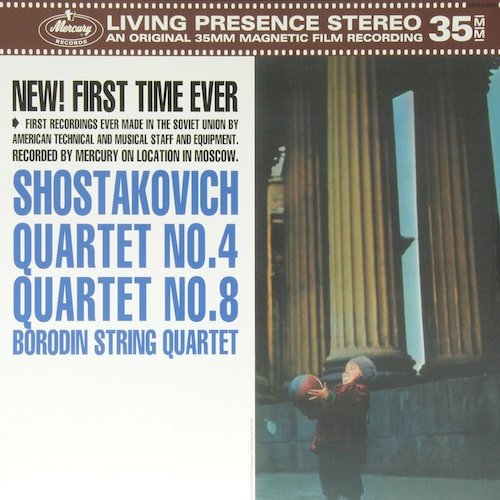 Cover for D. Shostakovich · String Quartets Nos.4 &amp; 8 (LP) [180 gram edition] (2014)