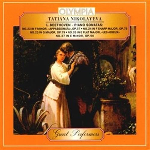 Cover for Tatiana Nikolayeva · Piano Sonatas Nos. 23, 24, 25, 26, 27 (CD)