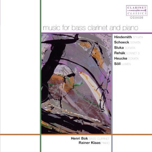 Cover for Bok, Henri &amp; Rainer Klaas · Music For Bass Clarinet &amp; Piano (CD) (1999)