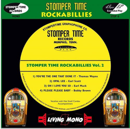 Cover for Stomper Time Rockabillies Volume 2 · Stomper Time Rockabillies Vol 2 (7&quot;) [Limited edition] (2019)