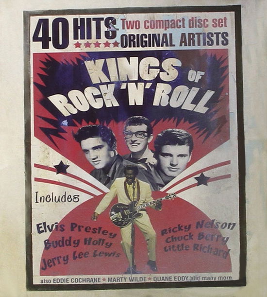 Cover for Kings of Rock N Roll · KINGS OF ROCK 'N' ROLL-Elvis Presley,Buddy Holly,Ricky Nelson,Chuck Be (CD)