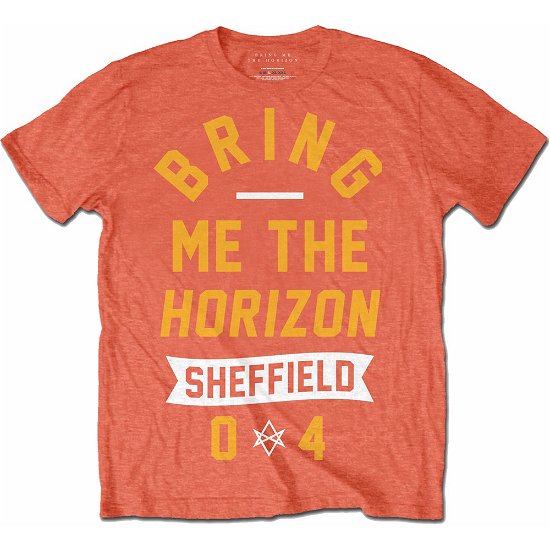 Bring Me The Horizon Unisex T-Shirt: Big Text - Bring Me The Horizon - Produtos - Bravado - 5055979910626 - 