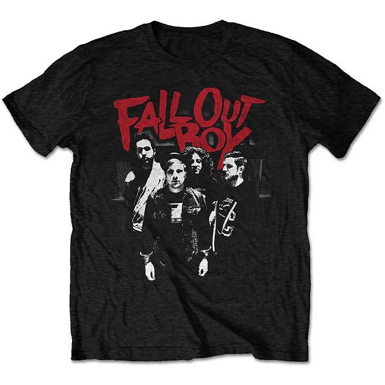 Fall Out Boy Unisex T-Shirt: Punk Scratch - Fall Out Boy - Merchandise -  - 5056561039626 - 
