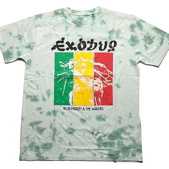 Bob Marley Unisex T-Shirt: Rasta Colours (Wash Collection) - Bob Marley - Produtos -  - 5056561042626 - 