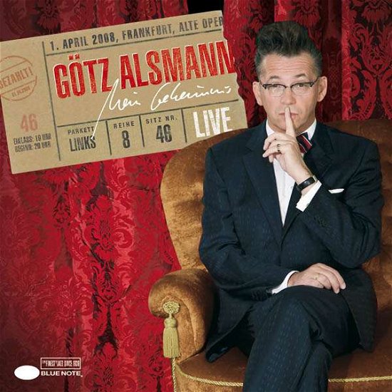 Mein Geheimnis: Live - Gotz Alsmann - Musik - BLUE NOTE - 5099923506626 - 28. juni 2008