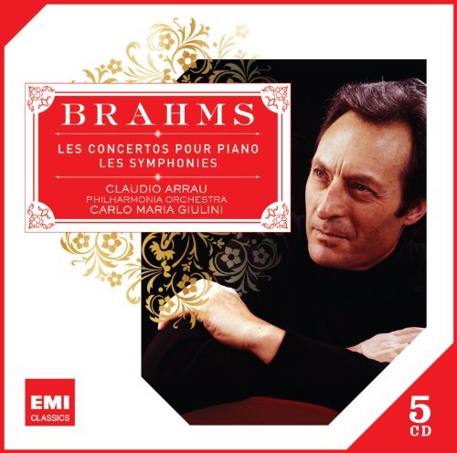 Cover for Brahms · Les Concertos Pour Piano - Les Symphonies - Carlo Maria Giulini / Claudio Arrau (CD) (2011)