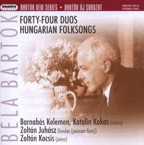 44 Duos Hungarian Folksongs - B. Bartok - Musik - HUNGAROTON - 5991813251626 - 14. januar 2011