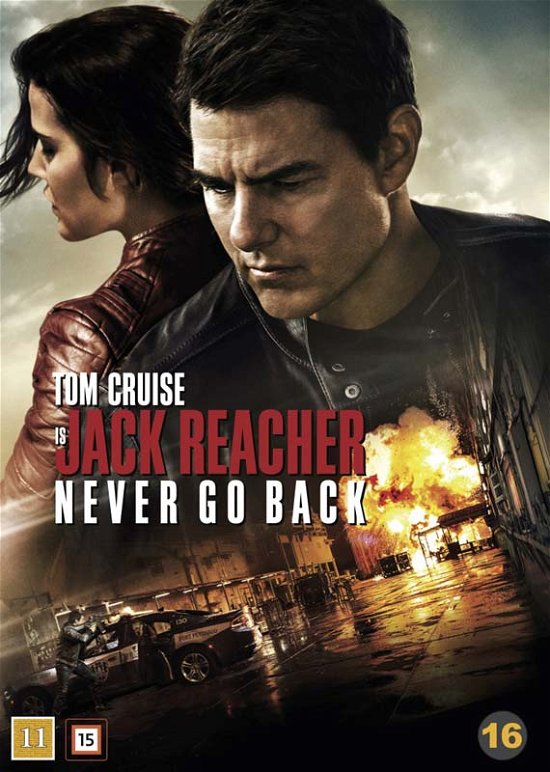 Cover for Tom Cruise · Jack Reacher 2 - Never Go Back (DVD) (2017)