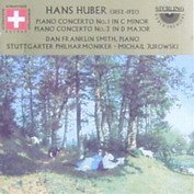 Cover for Hans Huber · Piano Concerto No. 1 In C Minor / Piano Concerto No. 3 In D Ma (CD) (2018)