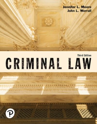 Cover for Jennifer Moore · Criminal Law (Justice Series) (Loose-leaf) (2021)
