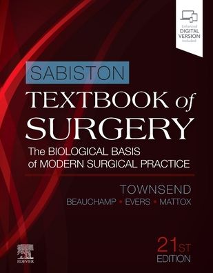 Cover for Townsend · Sabiston Textbook of Surgery: The Biological Basis of Modern Surgical Practice (Hardcover Book) (2021)