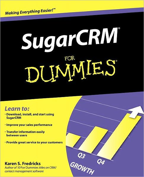 Cover for Fredricks, Karen S. (Boca Raton, FL) · SugarCRM For Dummies (Paperback Book) (2008)