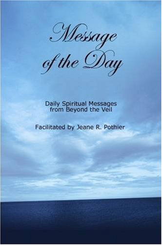 Cover for Jeane Pothier · Message of the Day (Paperback Book) (2008)