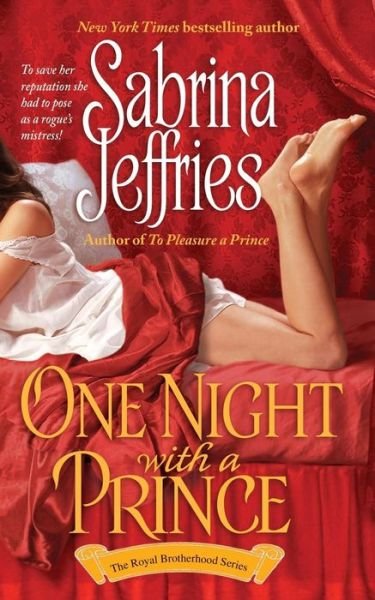 Cover for Sabrina Jeffries · One Night with a Prince (Royal Brotherhood) (Paperback Book) [Reprint edition] (2014)