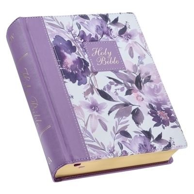 Cover for Christian Art Gifts Inc. · KJV Note-Taking Bible Printed Purple Floral Faux Leather (Bog) (2022)