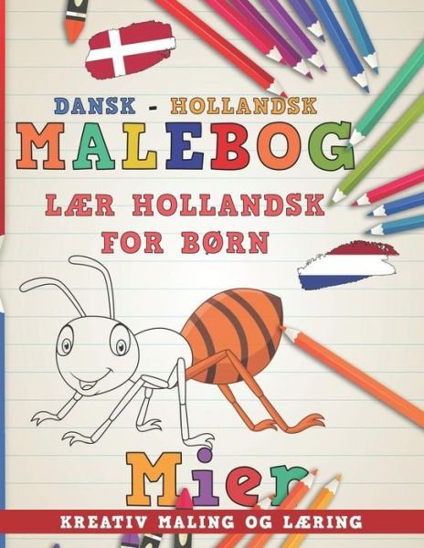 Cover for Nerdmediada · Malebog Dansk - Hollandsk I L (Taschenbuch) (2018)