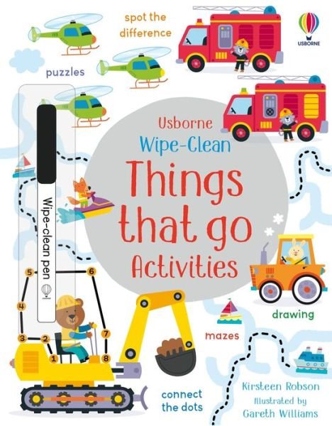 Cover for Kirsteen Robson · Wipe-Clean Things That Go Activities - Wipe-clean Activities (Pocketbok) (2024)
