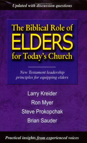 Cover for Steve Prokopchak · The Biblical Role of Elders for Today's Church (Paperback Book) (2015)