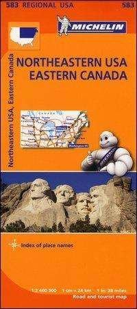 Cover for Michelin · Northeastern USA, Eastern Canada - Michelin Regional Map 583: Map (Map) (2013)