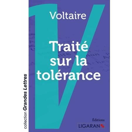 Cover for Voltaire · Traité sur la tolérance (grands caractères) (Paperback Book) (2015)