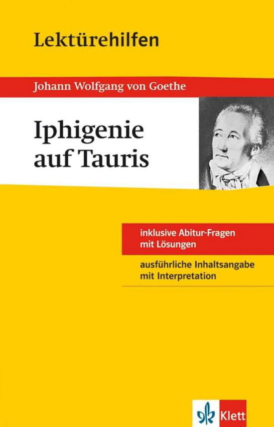Cover for Johann Wolfgang Von Goethe · Lektürehilfen Goethe Iphigenie (Buch)