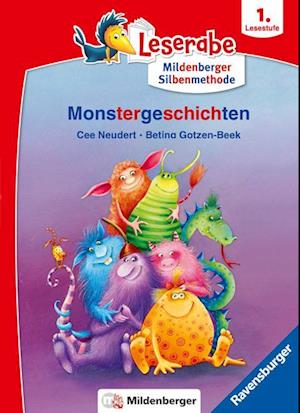 Cover for Cee Neudert · Monstergeschichten - lesen lernen mit dem Leseraben - Erstlesebuch - Kinderbuch ab 6 Jahren mit Silbengeschichten zum Lesenlernen (Leserabe 1. Klasse mit Mildenberger Silbenmethode) (Book) (2024)