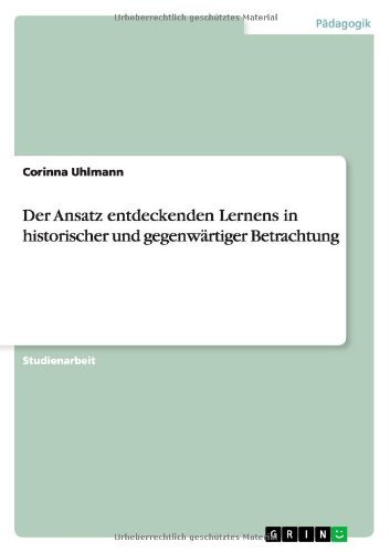 Cover for Uhlmann · Der Ansatz entdeckenden Lernens (Book) [German edition] (2012)