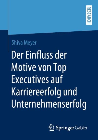 Cover for Meyer · Der Einfluss der Motive von Top E (Book) (2020)