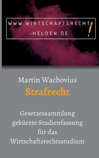 Cover for Wachovius · Strafrecht (Bok) (2019)