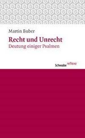 Cover for Martin Buber · Recht Und Unrecht (Pocketbok) (2010)