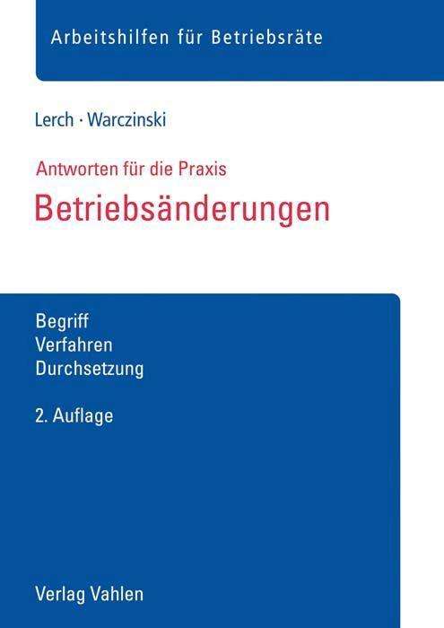 Cover for Lerch · Betriebsänderungen (Book)